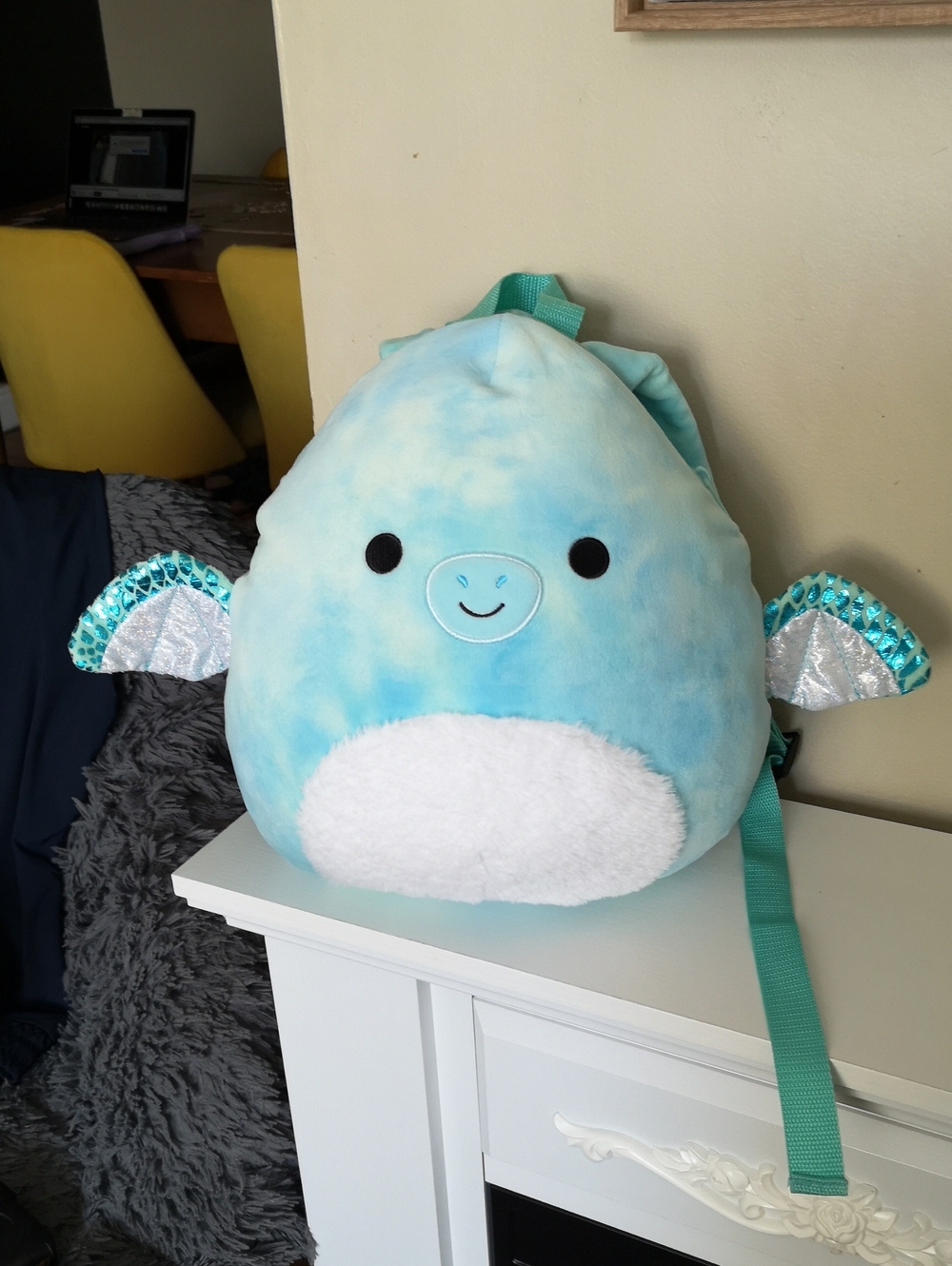 Original Squishmallows Dragon Backpack Large in Never-used Condition Adjustable